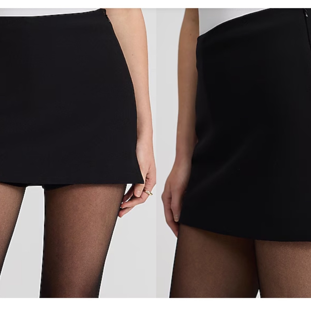 Express Editor Studio Stretch Twill Super High Waisted Mini Skort NWOT Size 4